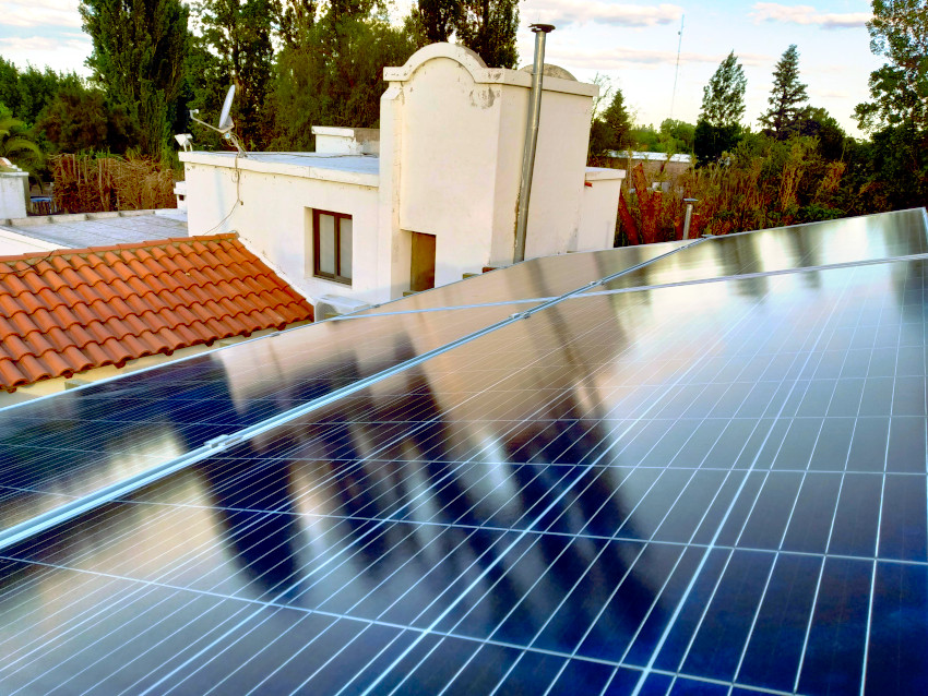 Una casa ya genera su propia electricidad en Luján de Cuyo, Mendoza
